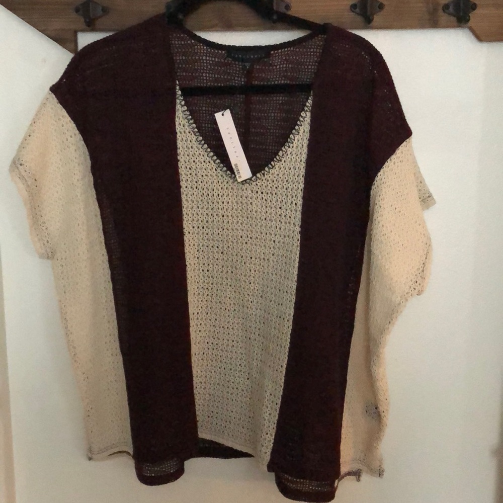 Poncho Flowy Knit Top
